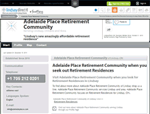 Tablet Screenshot of adelaide-place-retirement-lindsay.lindsaydirect.info