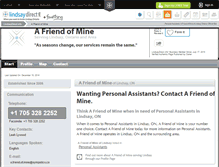 Tablet Screenshot of a-friend-of-mine-seniors-lindsay.lindsaydirect.info
