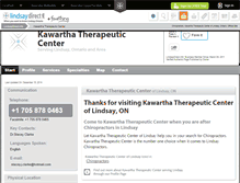 Tablet Screenshot of kawartha-therapeutic-center-lindsay.lindsaydirect.info