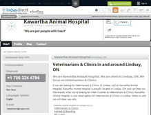 Tablet Screenshot of kawartha-animal-hospital-lindsay.lindsaydirect.info